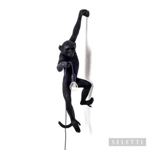 Seletti - Wandlamp - Monkey - Hanging Links - Black Outdoor