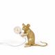 Seletti - Mouse - Lamp - Sitting Gold