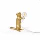 Seletti - Mouse - Lamp - Standing Gold